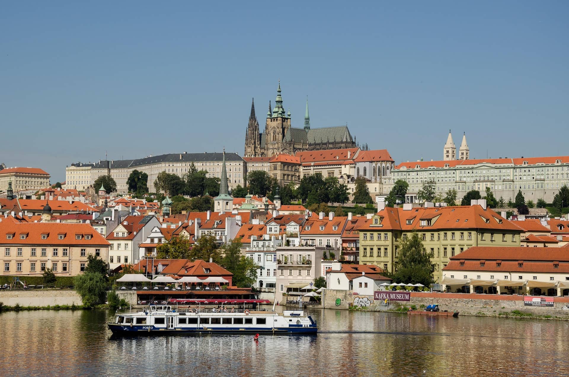 The Old Town Bridge Tower on the Charles Bridge in Prague, Czech Republic