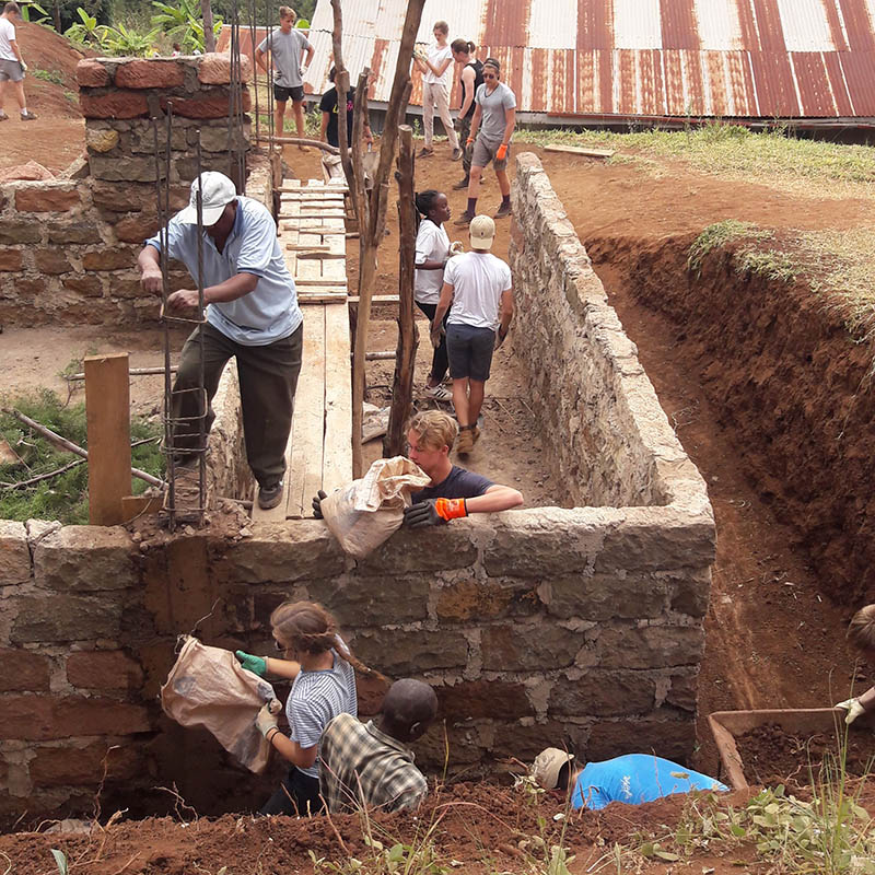 Uganda volunteering trip.